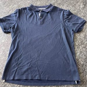 Banana Republic Blue Luxury Touch Polo